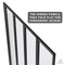 Anzzi 56 in. x 33 in. Accordion-Style Framed Matte Black Bathtub Shower Door SD-AZ16-01MB - alternate 6